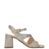 Alternativa Sandalo tacco F2215 Platino