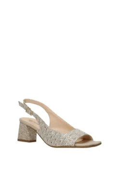 Alternativa Sandalo tacco F2299 Platino