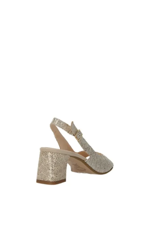 Alternativa Sandalo tacco F2299 Platino