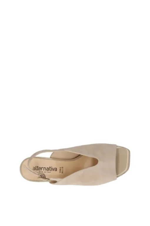 Alternativa Sandalo tacco K301 Crema