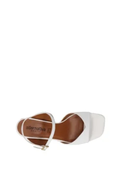 Alternativa Sandalo tacco K173 Bianco