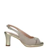 Armando olivieri Sandalo tacco 48734 Platino