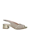 Armando olivieri Sandalo tacco 48742 Platino