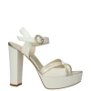 Armando olivieri Sandalo tacco Moda Burro