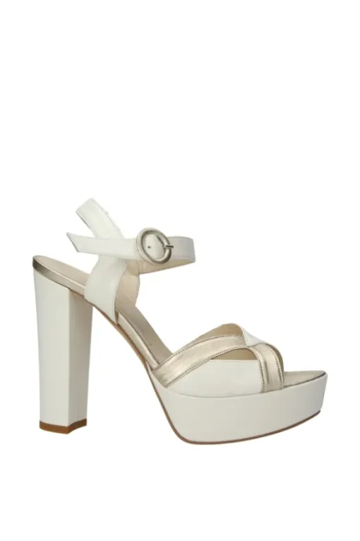 Armando olivieri Sandalo tacco Moda Burro