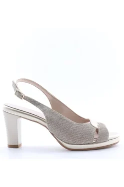 Armando olivieri Sandalo tacco 44302 Platino