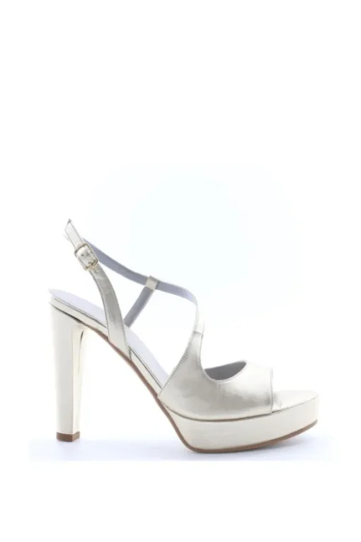Armando olivieri Sandalo tacco Diadema Platino