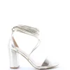 Armando olivieri Sandalo tacco 42312 Platino