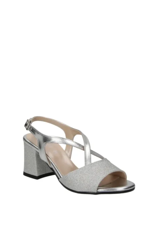 Armando olivieri Sandalo tacco 46413 Argento