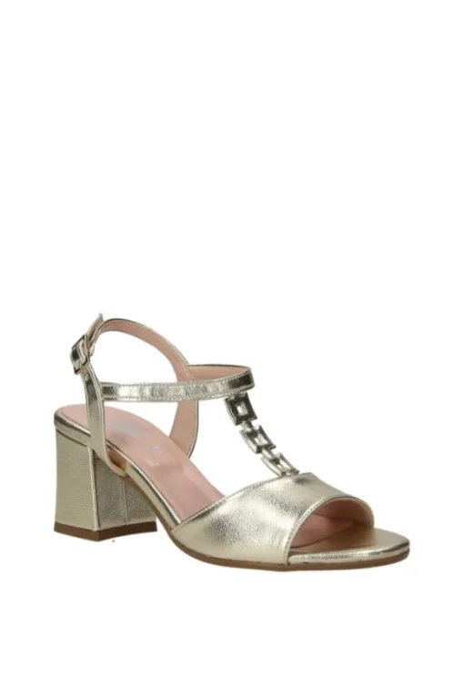Armando olivieri Sandalo tacco 48752 Platino