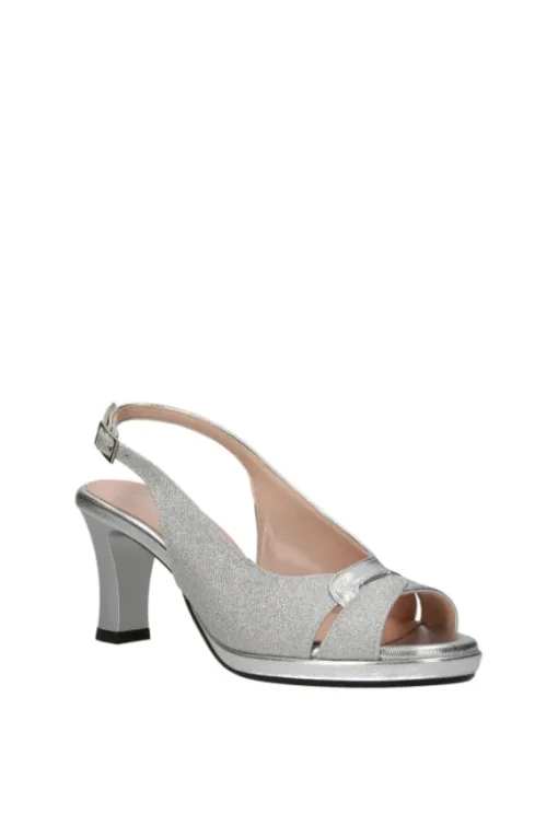 Armando olivieri Sandalo tacco 48734 Argento