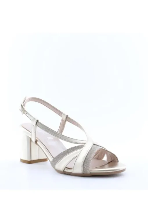 Armando olivieri Sandalo tacco 44309 Platino