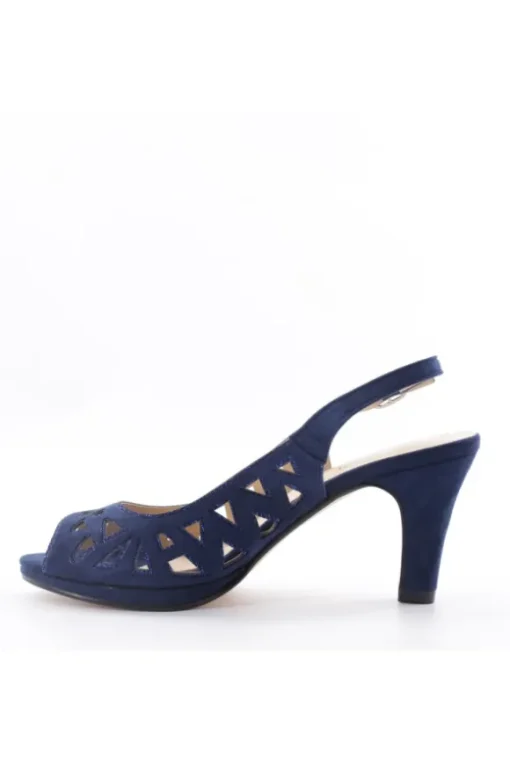Armando olivieri Sandalo tacco 42307 Total navy