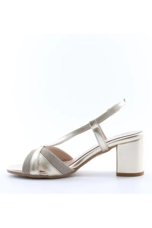 Armando olivieri Sandalo tacco 44309 Platino
