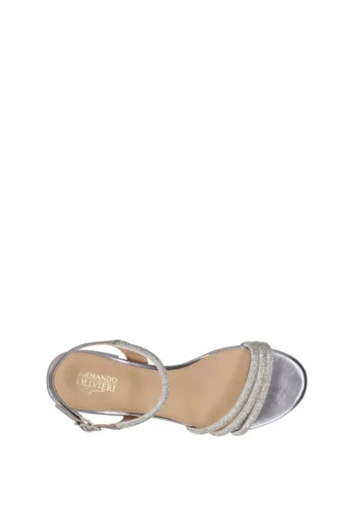 Armando olivieri Sandalo tacco 48821 Silver