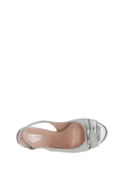 Armando olivieri Sandalo tacco 48734 Argento