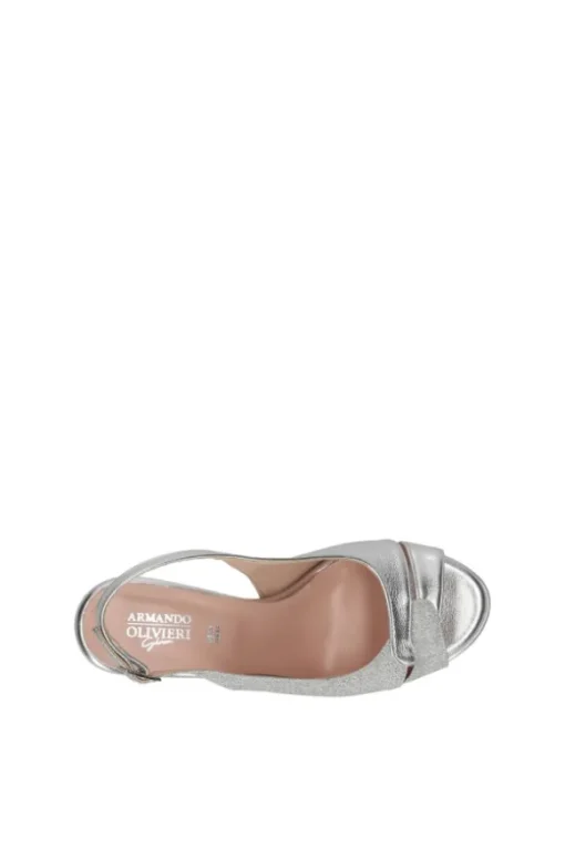 Armando olivieri Sandalo tacco 48734 Argento