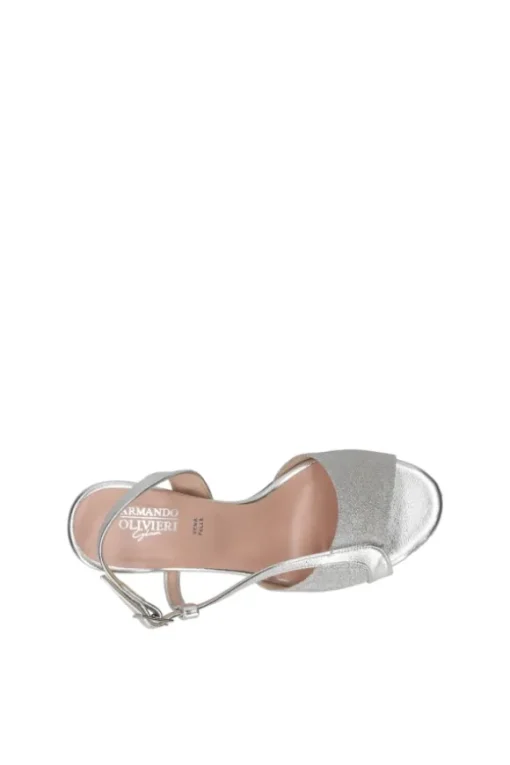 Armando olivieri Sandalo tacco 48750 Argento