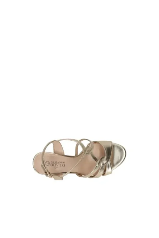 Armando olivieri Sandalo tacco 42315 Ltgold
