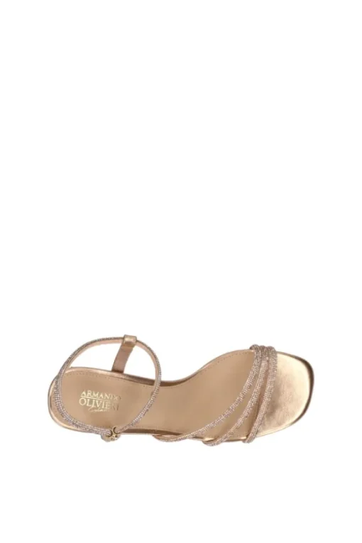 Armando olivieri Sandalo tacco 48823 Rose gold