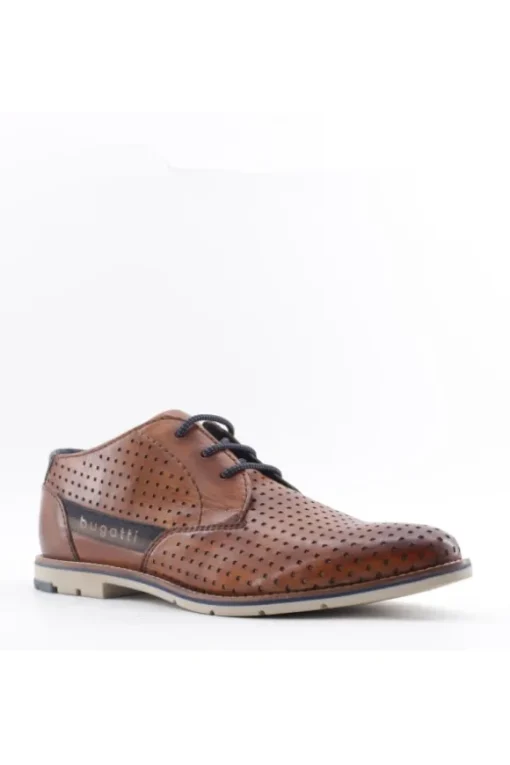 Bugatti Scarpa stringata A6s03 Cognac