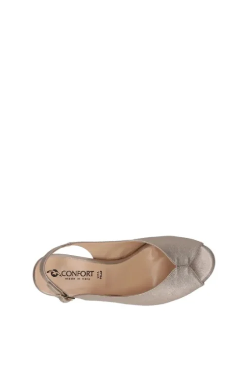 Confort Sandalo tacco 8502 Champagne
