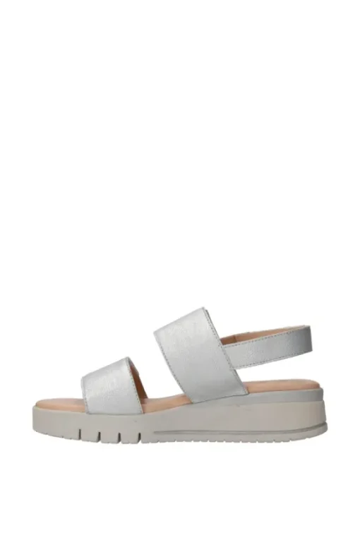 Confort Sandalo zeppa 7258 Argento