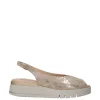 Confort Sandalo zeppa 7337 Champagne