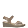 Confort Sandalo zeppa 7308 Champagne