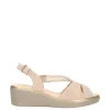 Confort Sandalo zeppa 7263 Champagne