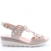 Confort Sandalo zeppa 7250 Champagne