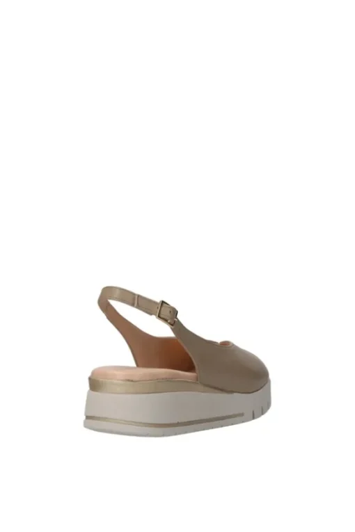 Confort Sandalo zeppa 7300 Champagne
