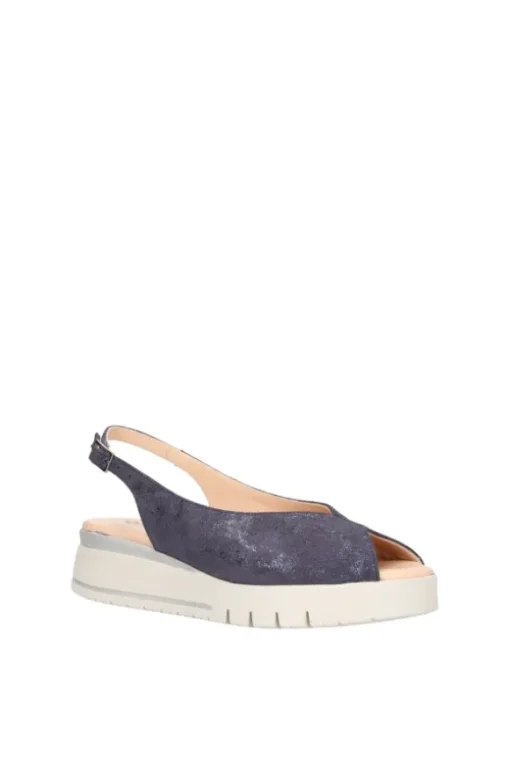 Confort Sandalo zeppa 7337 Navy