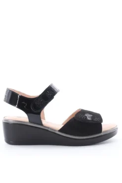 Confort Sandalo zeppa 7262 Nero