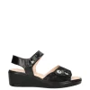 Confort Sandalo zeppa 7308 Nero