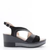 Confort Sandalo zeppa 7236 Nero