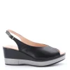 Confort Sandalo zeppa 7300 Nero