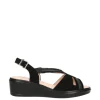 Confort Sandalo zeppa 7263 Nero
