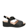 Confort Sandalo zeppa 7307 Nero