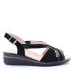 Confort Sandalo zeppa 7263 Nero