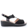 Confort Sandalo zeppa 7266 Nero