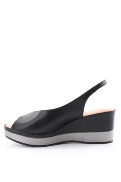 Confort Sandalo zeppa 7300 Nero