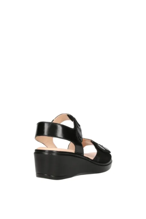 Confort Sandalo zeppa 7308 Nero
