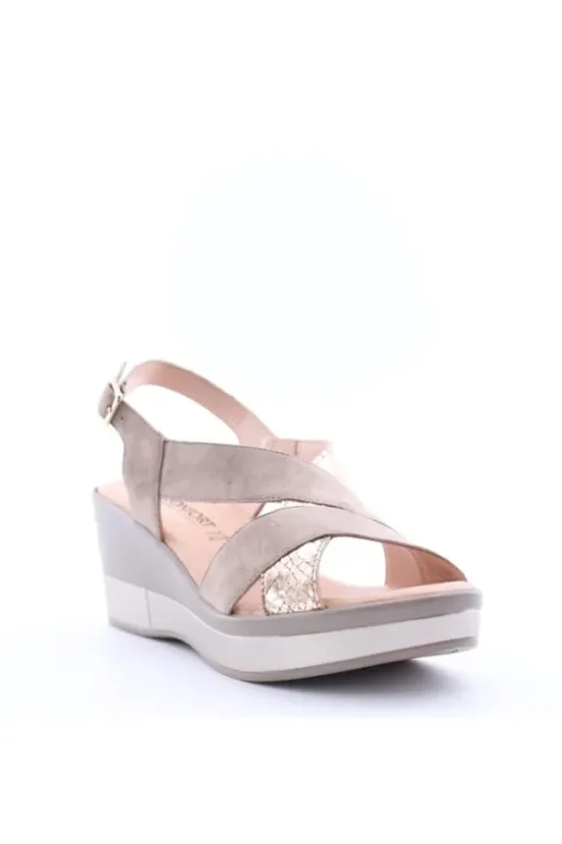 Confort Sandalo zeppa 7253 Rame