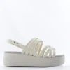 Crocs Sandalo zeppa 206751 Bone