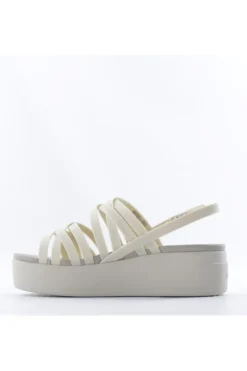 Crocs Sandalo zeppa 206751 Bone