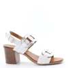 Donnaflo Sandalo tacco 0165 Whtsilver
