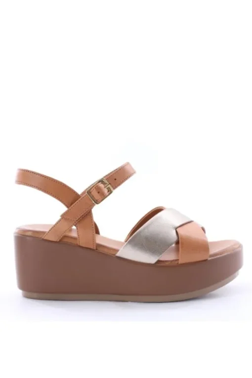 Donnaflo Sandalo zeppa 0243 Coconut