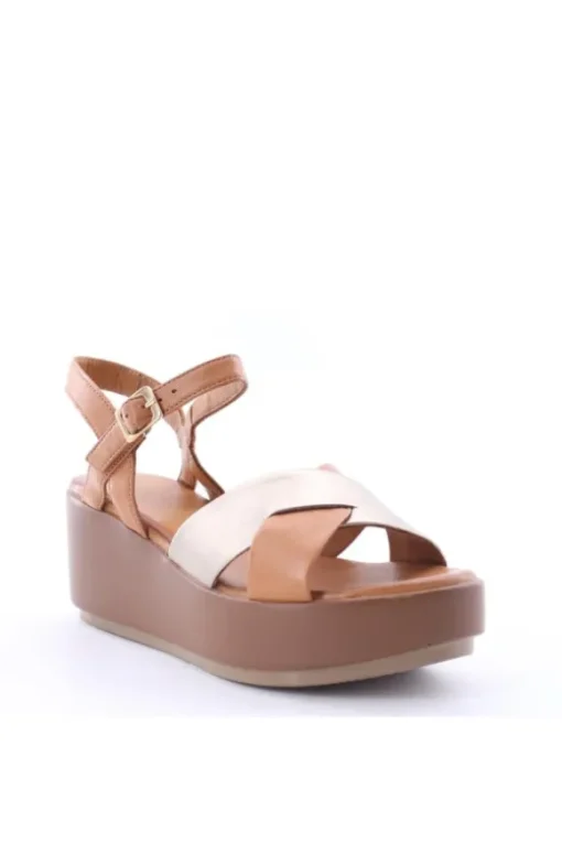 Donnaflo Sandalo zeppa 0243 Coconut