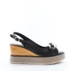 Donnaflo Sandalo zeppa 98216 Nero